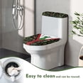 thumbnail image 4 of HELLHERO Durable for Hotel Home Soft Bathroom Toilet Cozy Set Fits All Toilet Shapes Adjustable Washable, 4 of 4