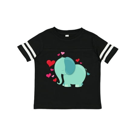 

Inktastic Cute Elephant Elephant in Love Love Hearts Gift Toddler Boy or Toddler Girl T-Shirt