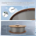 thumbnail image 4 of 3D Printing Filament Basic PLA Filament 1.75mm 300mm/s 1kg Cardboard Spool Dimensional Accuracy +/- 0.03 mm Fit Most 3D FDM Printer, Sliver, 4 of 7