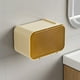 thumbnail image 4 of Organizador de caja de pañuelos montado en la pared | Diseño transparente sin orificios - Dispensador de plástico para papel higiénico y rollo de papel | Uso de la cocina, el baño, la sala de estar, 4 of 5