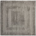thumbnail image 1 of Safavieh Shadow Box Shag Collection SG454-8080 Grey Square Area Rug (4' Square), 1 of 4