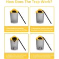 thumbnail image 4 of Mouse Trap Bucket Flip Lid Multi-Catch for Indoor Outdoor Use, Auto-Reset Humane Rats Trap, No Chemical Glue Required | 5 Gallon Bucket Compatible | 1-Pack, 4 of 7