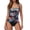 Grey, variant on Womens Swimsuit Smmer Halter Neck Tankini Tops Beach Women's Bathing Suits A Black L