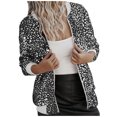 thumbnail image 1 of IROINID Veste à Fermeture Éclair pour Femmes à Manches Longues Outwear, T-Shirt Rond en Vrac Blouse d'Automne, 1 of 5