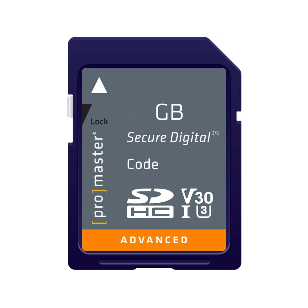 Promaster 32GB SDHC Advanced U3 Memory Card