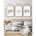 thumbnail image 4 of Set of 3 Framed Sweet Dreams 16x24in3pcs Natural Sign Wall Decor Above Bed Rustic Farmhouse Large Plaque for Master Room Guest Room Bedroom Wall Art, 4 of 7