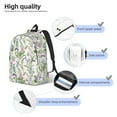 thumbnail image 3 of Honeii Wisteria Flower Print Canvas Backpack for School & Outdoor,Laptop Excursion Backpack,Notebook School Bookbag For Men Women,for Work, Travel, and Everyday Use-Small, 3 of 5