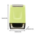 thumbnail image 2 of PRINxy Tampon de Confidentialité Rouleau de Protection ID Tampon de Protection contre le Vol d'Identité Rouleau de Protection Grand Rouleau de Sécurité pour Courrier, Occultation d'Identité, Confidentialité Vert Menthe, 2 of 4