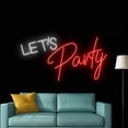 thumbnail image 5 of Handmadetneonsign Lets Party Neon Sign, Quote Wall Art Decor, Party Wall Decor, Bar Pub Home Room Wall Decor, 5 of 5