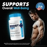 Boost TRT– Health Support with Natural Ingredients for Steady Energy, Stamina & Drive | Daily Formula in Easy-to-Take Capsules, 30 Day Supply (60 Capsules)