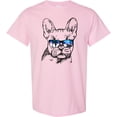 thumbnail image 3 of Inktastic French Bulldog Portrait with Sunglasses T-Shirt, 3 of 5