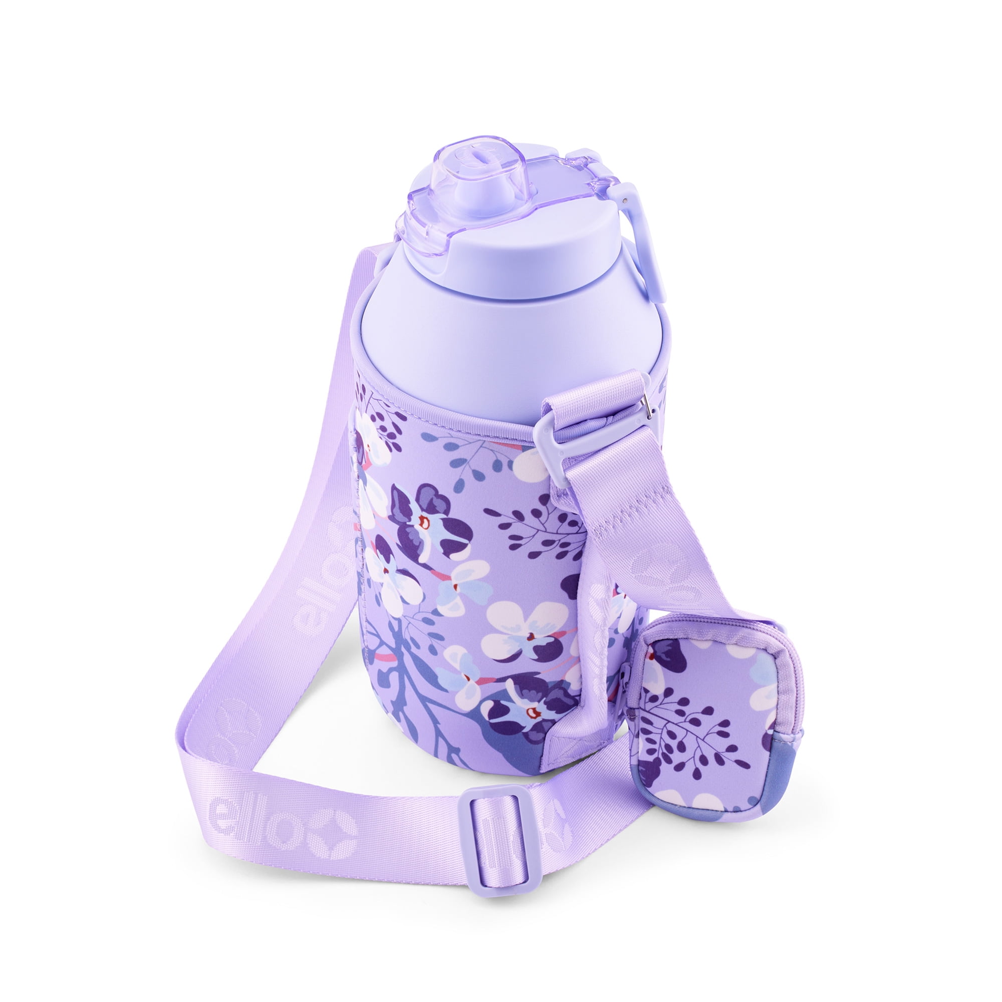 Ello Ultra Clean 64oz Stainless Steel Jug with Carrying Case, Lavender