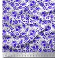 thumbnail image 1 of Soimoi Cotton Cambric Fabric Dot,Leaves & Floral Artistic Print Fabric by Yard 42 Inch Wide, 1 of 1