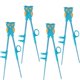 thumbnail image 1 of 4 Pcs Kid Chopsticks,learning Chopsticks Helper For Kids,training, 1 of 4