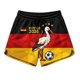 thumbnail image 2 of Women's Football Graphic T-Shirt, Women's Casual Loose Fit Printed Shorts with Pockets - Elastic Waist Drawstring Summer Shorts for Soccer Tournament 2026 Deep Red Size: 2XL, 2 of 5