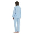 thumbnail image 5 of Kolipajam 100% Cotton Pajamas for Women Long-Sleeve Pjs Cozy Button Down Boyfriend Sleepwear XL, 5 of 6