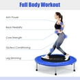 thumbnail image 3 of Goplus 38" Mini Folding Trampoline Portable Recreational Fitness Rebounder Blue, 3 of 10
