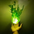 thumbnail image 3 of Floating Fireball Prop - LED Illuminated Halloween Flame Light with Realistic Fire Effect | Fake Floating Fire Decor for Parties | Scary Role Playing Accessories | Indoor Outdoor Use, 3 of 4