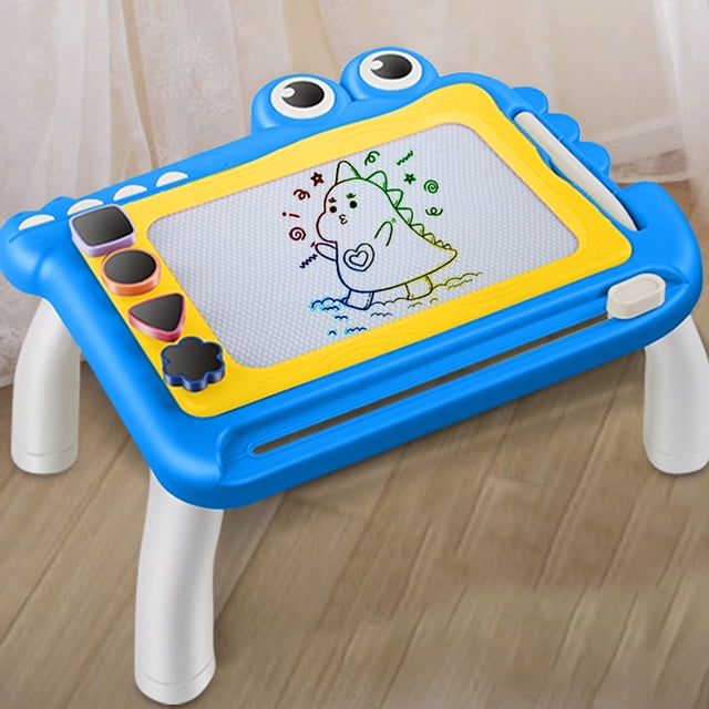 Eoozwa 3 Packs Magnetic Drawing Board Toy for Colorful Writing Tablet with Stamps Mess-Free Doodle Pad for Toddlers Learning Travel Activity Gift