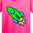 thumbnail image 4 of Inktastic Cute Green Rocket Youth T-Shirt, 4 of 5