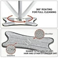 thumbnail image 6 of XKHBDL Microfiber Mop, Easy Squeeze and Spin Mop, Easy Squeeze Mop, lt is-Suitable forCleaning of Kitchen-Hardwood-Floors, Marble, Tiles, Laminate-Floors, Includes 2 Replacement mop-Pads ﻿, 6 of 9