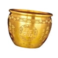 thumbnail image 4 of Cuenco de latón con forma de cuenco de tesoro, decoración Feng Shui, centro de mesa, figura para oficina 2.95 pulgadas1.97 pulgadas, 4 of 9