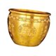 thumbnail image 1 of Figura decorativa de Feng Shui con forma de cuenco de tesoro de latón, ideal para la buena suerte en la mesa. 3.62 pulgadas de pulgada, 1 of 9