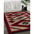 thumbnail image 2 of Ahgly Company Indoor Rectangle Abstract Dark Almond Brown Abstract Area Rugs, 4' x 6', 2 of 6