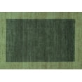 thumbnail image 1 of Ahgly Company Machine Washable Indoor Rectangle Abstract Turquoise Blue Modern Area Rugs, 7' x 9', 1 of 4