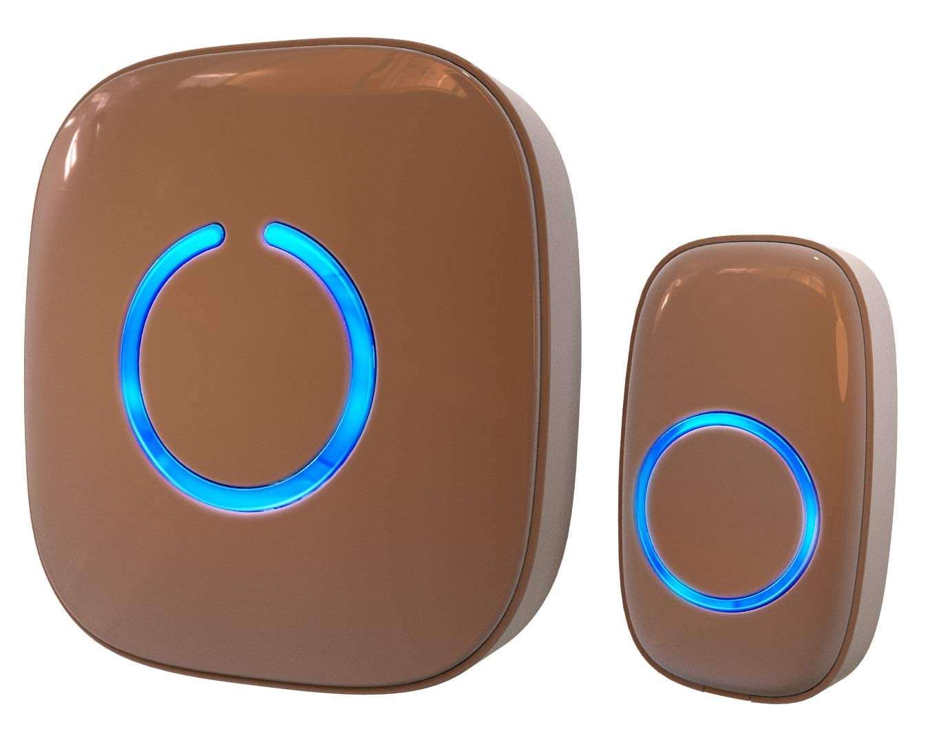 SadoTech Wireless Doorbell Kit 1000Foot Range Model C (Brown