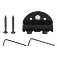 thumbnail image 4 of 4-string Headless Electric Bass Guitar String Locking Nut Set with 2 Wrench 2 Screw Black, 4 of 6