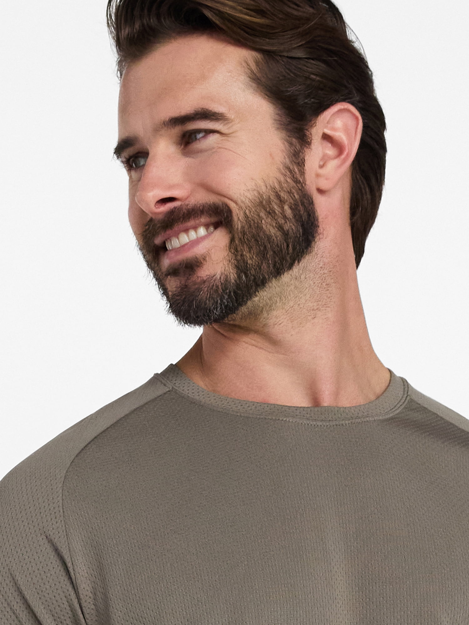Athletic Works Men's and Big Men's DriWorks Mesh Tee with Short Sleeves, Sizes XS-5XL