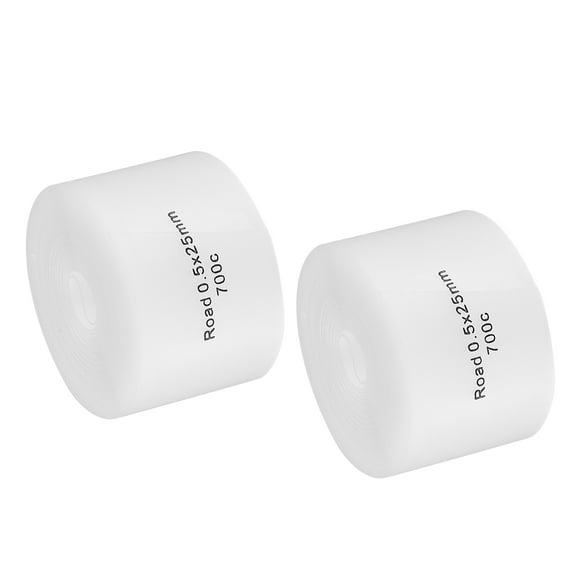 Unique Bargains 2 Pcs 700C Bicycle Tire Liner Bicycle Tire Liner Protector for Mountain Road Bike White