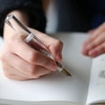 thumbnail image 4 of 2X Mini Pocket-Size Eyedropper Fountain Pen Writing Ink Pen F Nib Ink Pen Portable Mini Pocket Pen Transparent, 4 of 4