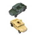 thumbnail image 3 of 2x Kits de modelo de vehículo de simulación 1/72, Kits de modelo de construcción de rompecabezas, Ensamblaje de bricolaje en miniatura para colecciones de coche de lanzamiento de misiles Hugo montar coche, 3 of 10