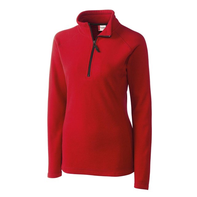 Clique Summit Veste en Micro-Polaire Demi-Zip pour Femme