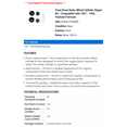 thumbnail image 2 of Front Drum Brake Wheel Cylinder Repair Kit - Compatible with 1951 - 1956 Packard Patrician 1952 1953 1954 1955, 2 of 2