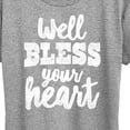 thumbnail image 3 of Instant Message - Well Bless Your Heart - Women's Short Sleeve Graphic T-Shirt, 3 of 6