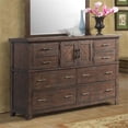 thumbnail image 2 of Bowery Hill 7 Drawer Dresser in Walnut, 2 of 5