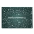 thumbnail image 1 of Constellation Cutting Board, Astronomy Scientific Design Chalkboard Detailed Star Clusters, Decorative Tempered Glass Cutting and Serving Board, Large Size, Green White, by Ambesonne, 1 of 1