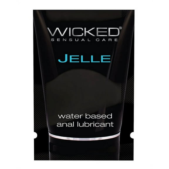 Wicked Sensual Care Jelle Water Based Anal Lubricant - .1 oz Fragrance Free