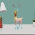 thumbnail image 6 of Esquirla Reindeer Statue Deer Statue Ornaments Home Decor Elk Sculpture Deer Figurine for Desktop Cabinet Table Centerpiece NightStand Standing Deer, 6 of 8