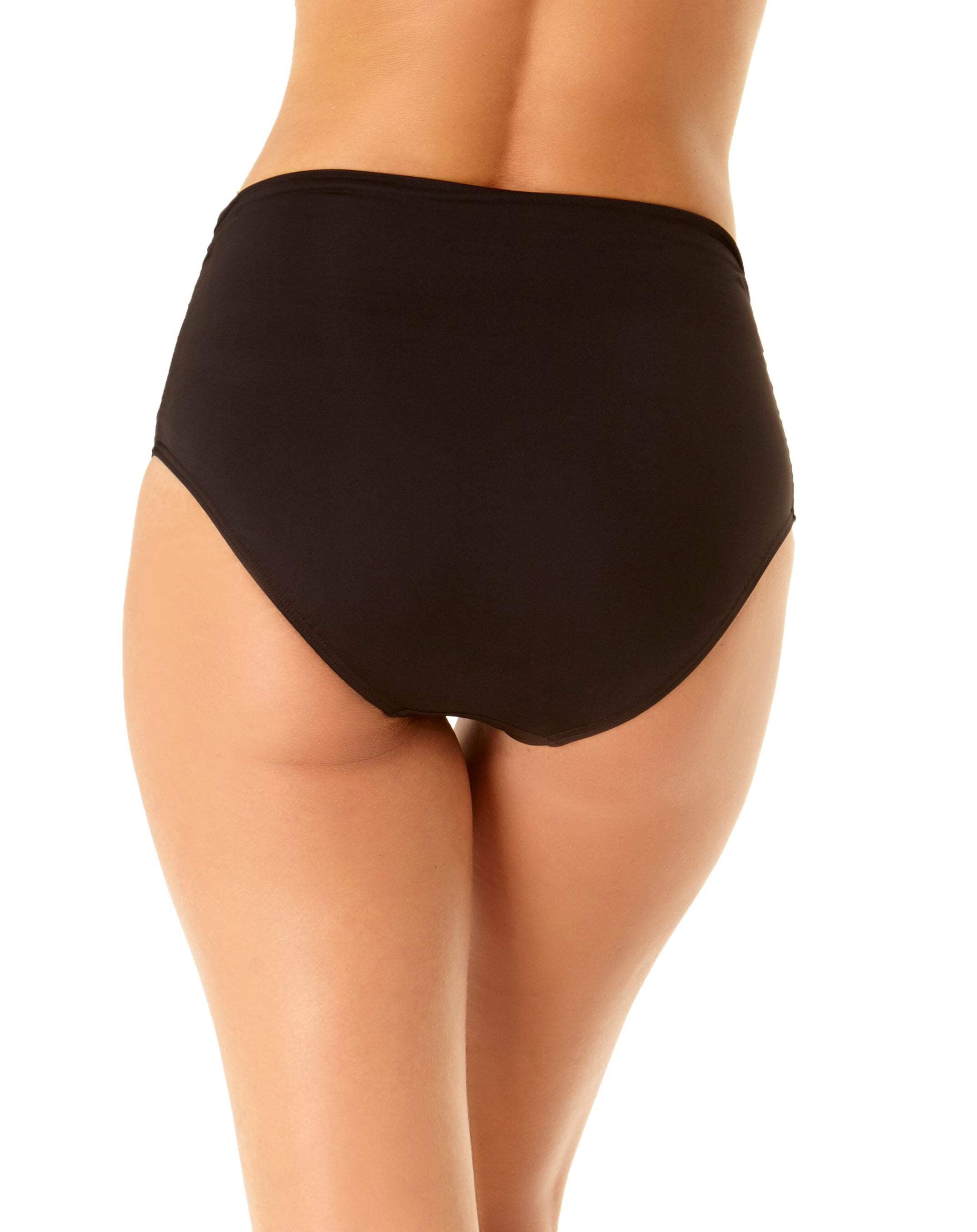 Women's Live in Color Convertible High Waist Shirred Swim Bottom