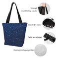 thumbnail image 4 of Honeii Sparkling Blue Glitter Print Women Top Handle Satchel Handbags,Fashion Handbag,Messenger Tote Bag Purse for Women,Shoulder Bag Handbag for Travel, Work, 4 of 6