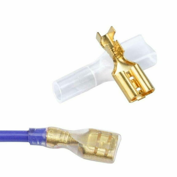 900PCS 2.8/4.8/6.3mm Wire Crimp Connectors Brass Female/Male Spade Terminals Kit