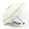 thumbnail image 2 of Lace Sun Umbrella Anti-UV Protection Thickened Black Glue Sun Rain Dual Use Sunshade Portable Umbrella Princess Female Parasol, 2 of 5