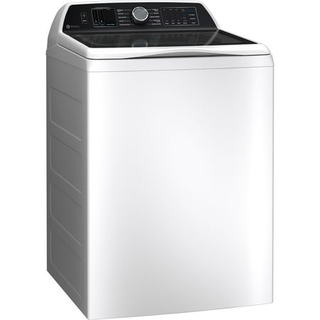 GE Profile - 5.3 Cu Ft High Efficiency Smart Top Load Washer with Smarter Wash Technology, Easier Reach & Direct Drive Motor - White