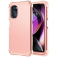 thumbnail image 2 of Dteck for Motorola Moto G 5G 2022 Case, Shockproof Heavy Duty Protection Soft Silicone Rubber Bumper+Hard Plastic Hybrid Protective Case for Motorola Moto G 5G (6.5" Display) 2022, Rosegold, 2 of 8