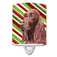 thumbnail image 1 of Carolines Treasures SC9608CNL Irish Setter Candy Cane Christmas Ceramic Night Light, 1 of 2