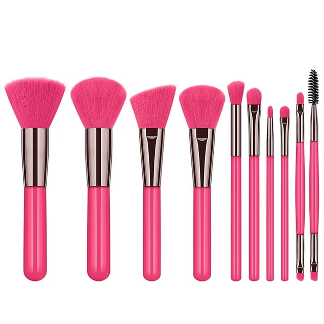 Fiudx Pinceles de Maquillaje, Juego de Herramientas de Belleza Profesionales, Kit de Pinceles Grandes de Uñas, Ideal para Fiestas, Bodas y Ocasiones Informales, Ideal para Principiantes, Diseño Compa